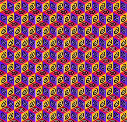 Abstract retro background - isometric multi-colored cubes with spiral in vector