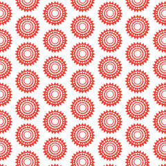Pattern background Sun Icon
