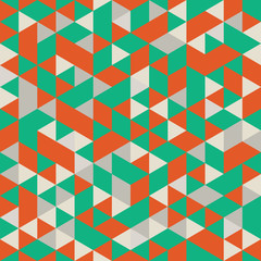 Seamless Pattern of geometric shapes