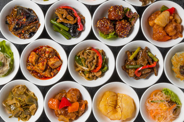 中華料理いろいろ　Group picture of Chinese cuisine