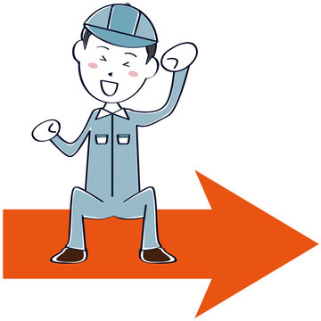 矢印に乗ってガッツポーズ の画像 11 件の Stock 写真 ベクターおよびビデオ Adobe Stock