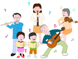 家族でコンサート