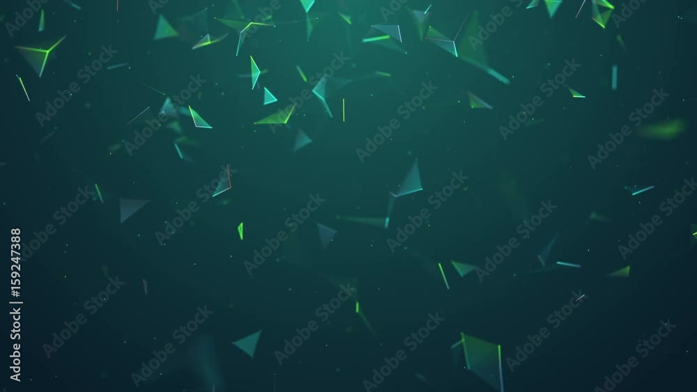 Wall mural geometrical technology futuristic abstract and science color background.