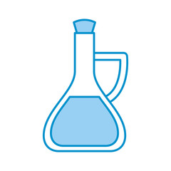 oil jasr spa bottle vector illustration design