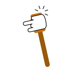 honey stick isolated icon vector illustration design