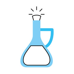 oil jasr spa bottle vector illustration design