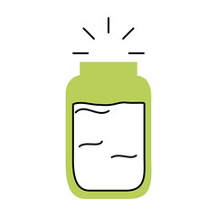 mason jar isolated icon vector illustration design
