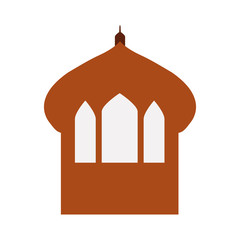 Castle tower isolated icon vector illustration design