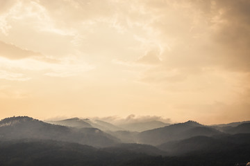 Obraz na płótnie Canvas Mountains in Chiang Main, Thailand