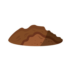 soil icon over white background vector illustration