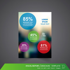 Anual Report , Brochure Template - page 15