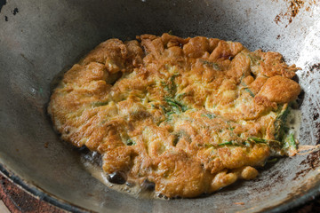 Eggs, Vegetable in Food Processor.