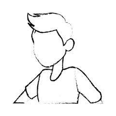 cartoon man medical condition sick image vector illustration