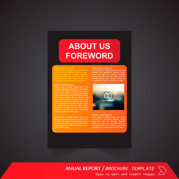 Anual Report , Brochure Template - page 02