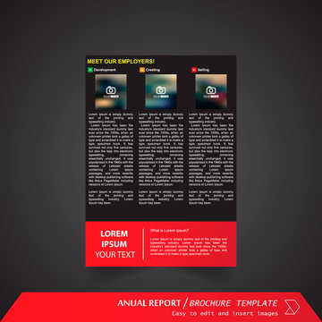 Anual Report , Brochure Template - page 07