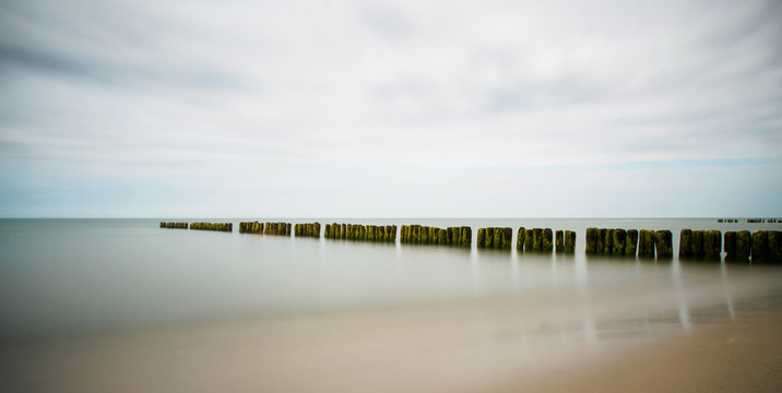 Fototapeta Sea image (long exposure) 