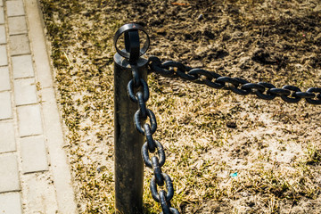 Chain Barrier Stand
