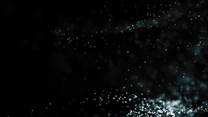 White particles explosion overlay texture for your design. Abstract background stream motion. Power of particles dust. Storm wave explode. Abstract shattered broken glass.
