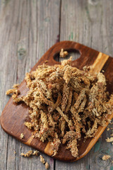 Coniferous on a blackboard