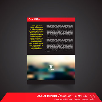 Anual Report , Brochure Template - page 12