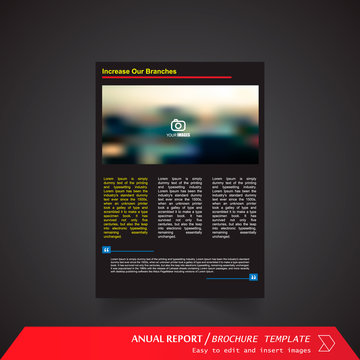 Anual Report , Brochure Template - page 19