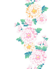 和柄　菊の花
