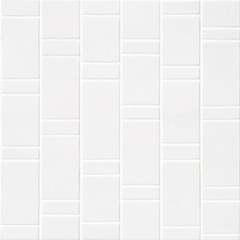 modern white bricks mosaic
