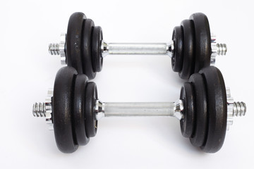 weights on white background