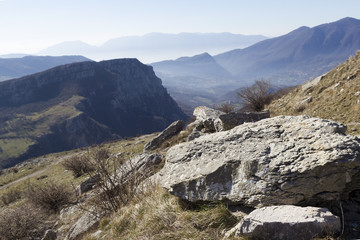 peak, mountain, view in matese park