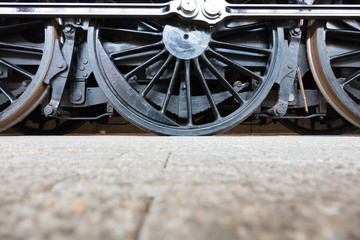 Steam locomotive wheels or steam train wheels