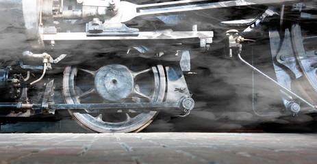 Steam locomotive wheels or steam train wheels