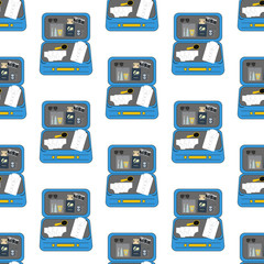 Luggage travel pattern