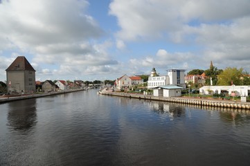 Obraz premium Stadthafen Ueckermünde