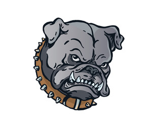 Leadership Animal Head Logo - Bulldog Character