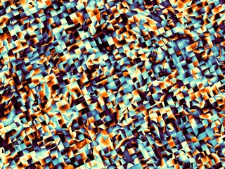 Digital art abstract pattern. Geometric horizontal background for creative design.