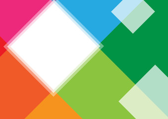 Geometric Abstract polygons, vector background. Colorful squares