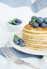 Pancakes with berries
