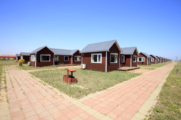Fototapeta premium wooden houses