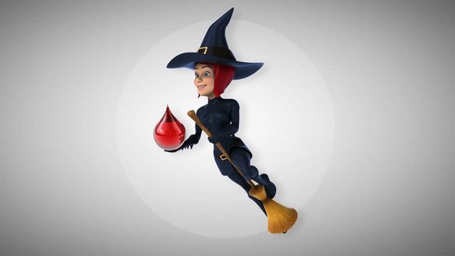 Sexy witch - 3D Animation