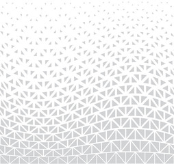 geometric halftone triangle minimal graphic vector pattern