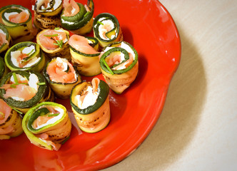 Tasty Zucchini rolls