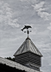 Porpoise Weathervane at Dusk
