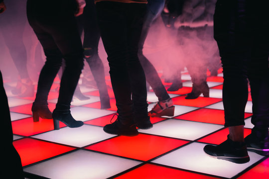 Red And White Lightup Dancefloor