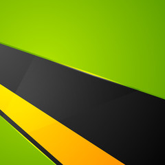 Green orange black abstract corporate background