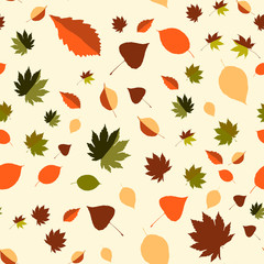 Obraz premium Colorful leaf background, eps10 vector
