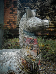 Garden decor, horse statue