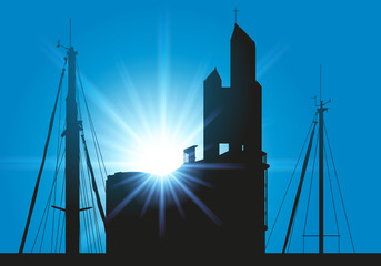 Obraz premium SITE Catherale Royan