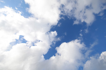 Blue sky and clouds