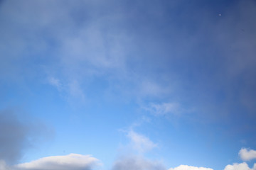 Blue sky and clouds