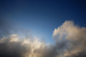 Obraz premium Blue sky and clouds